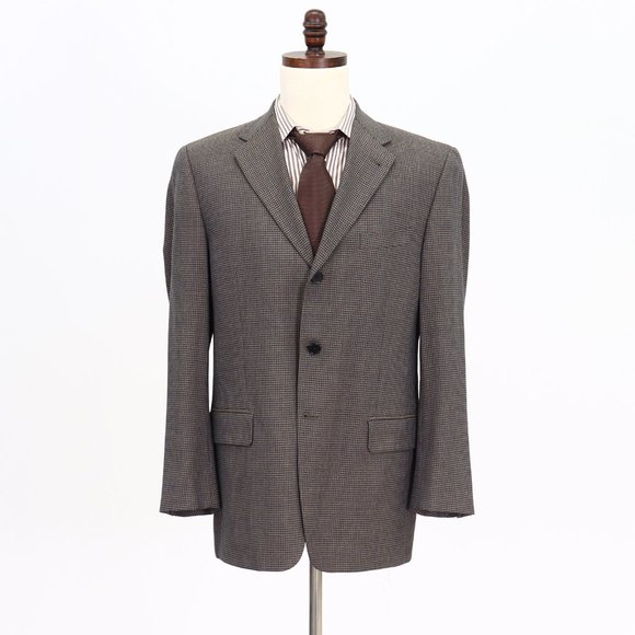 Joseph Abboud 40R Brown HT 3-Button Sport Coat Blazer Jacket B683